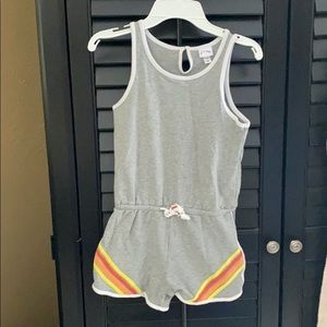 Girls grey Romper
